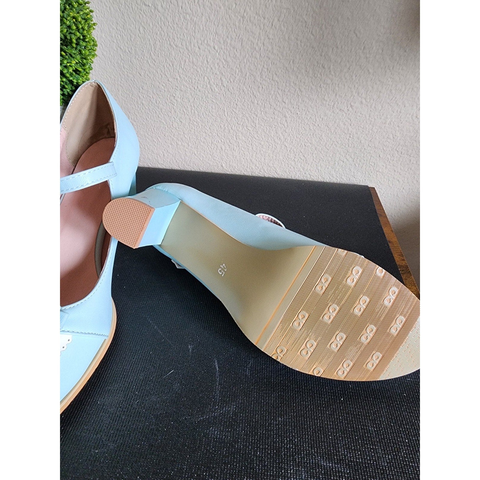 Womens Mary Jane Pumps Shoes Bowknot Block High Heel Cosplay Fashion Size 11
