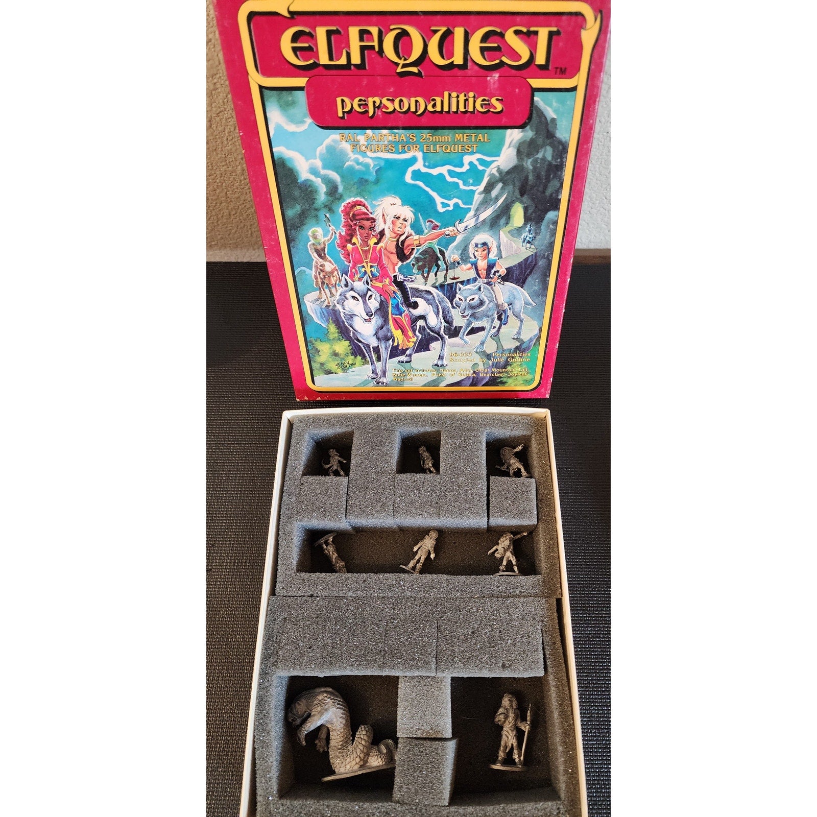 Vintage ElfQuest Ral Partha 25mm Metal Miniature Figures – Personalities Set