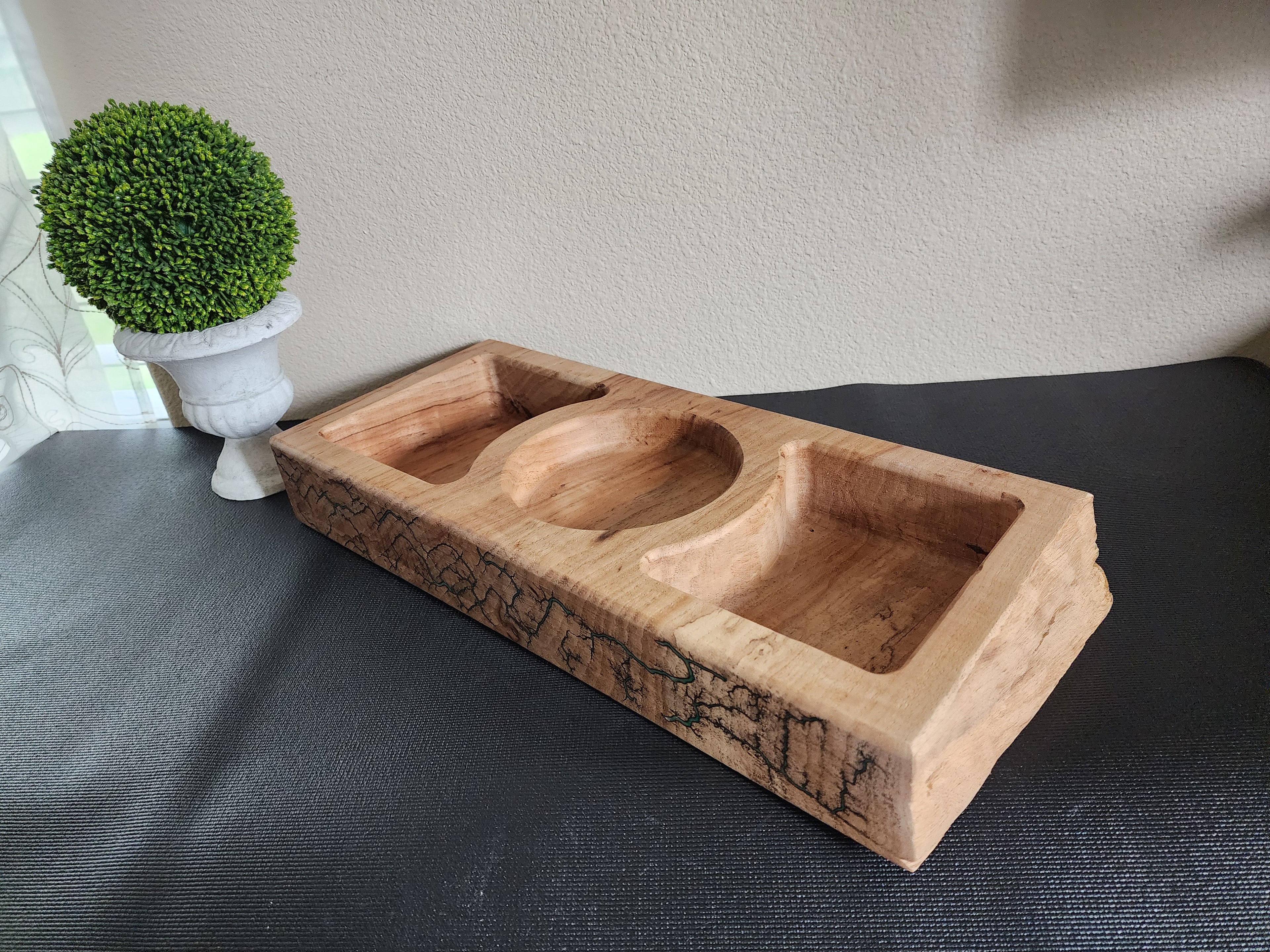 Lichtenberg Fractal Burned Wood Charcuterie Serving Tray – Handmade