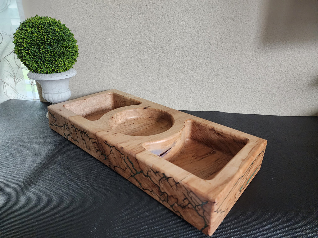 Lichtenberg Fractal Burned Wood Charcuterie Serving Tray – Handmade