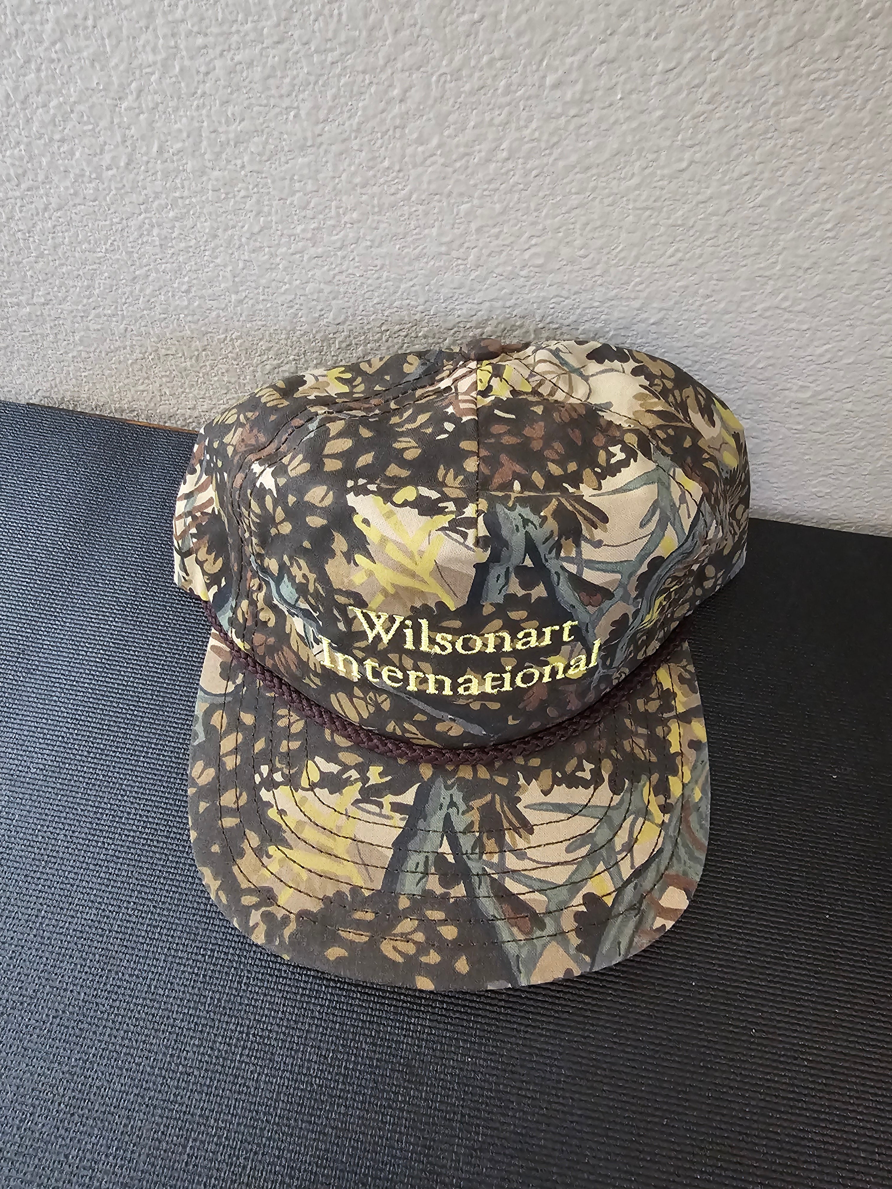 Wilsonart Camo Mesh Snapback Trucker Hat – Pre-Owned, No Tag, USA Made