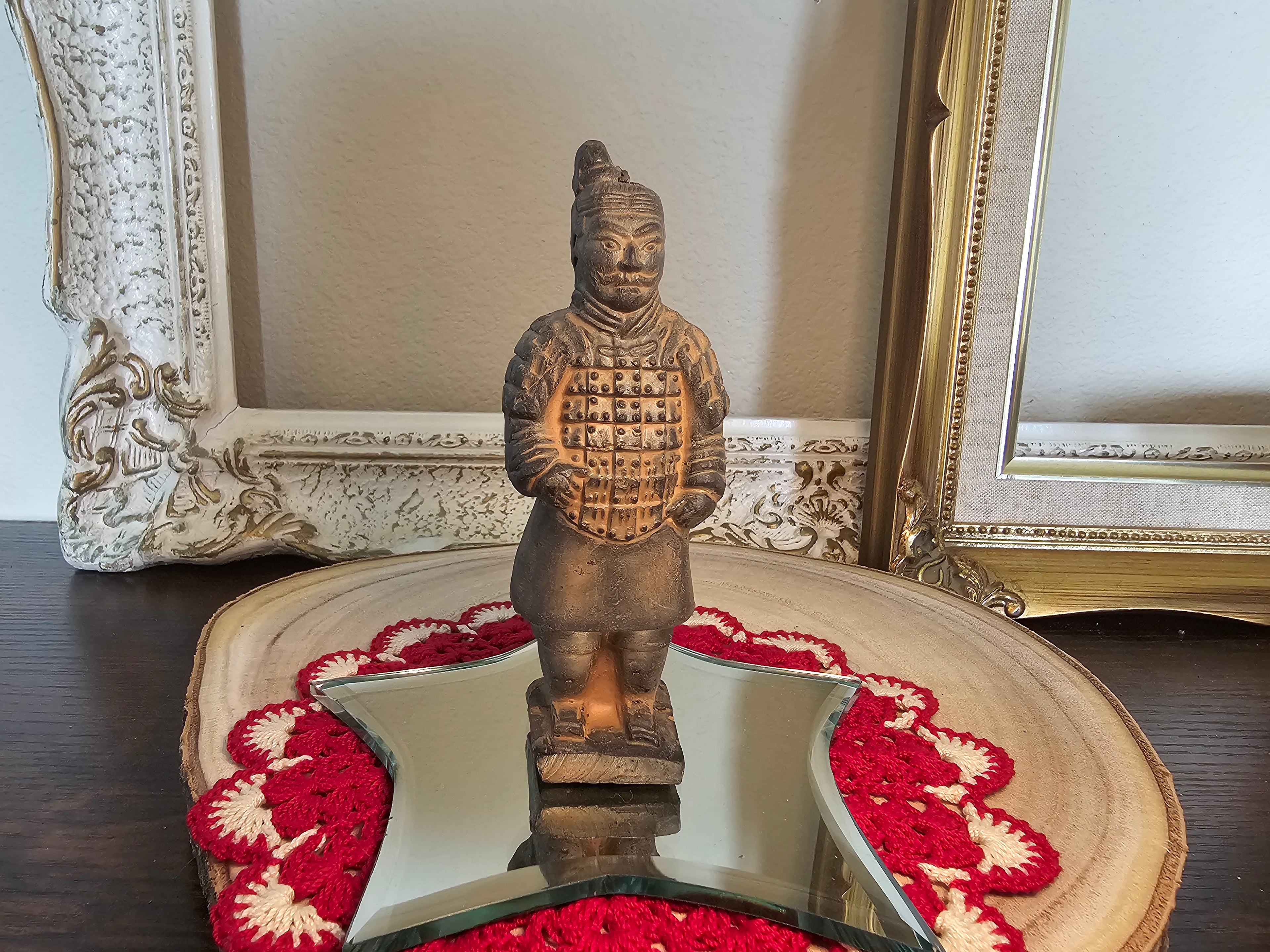Miniature Qin Dynasty Terracotta Warriors Replica Boxed Set - Vintage
