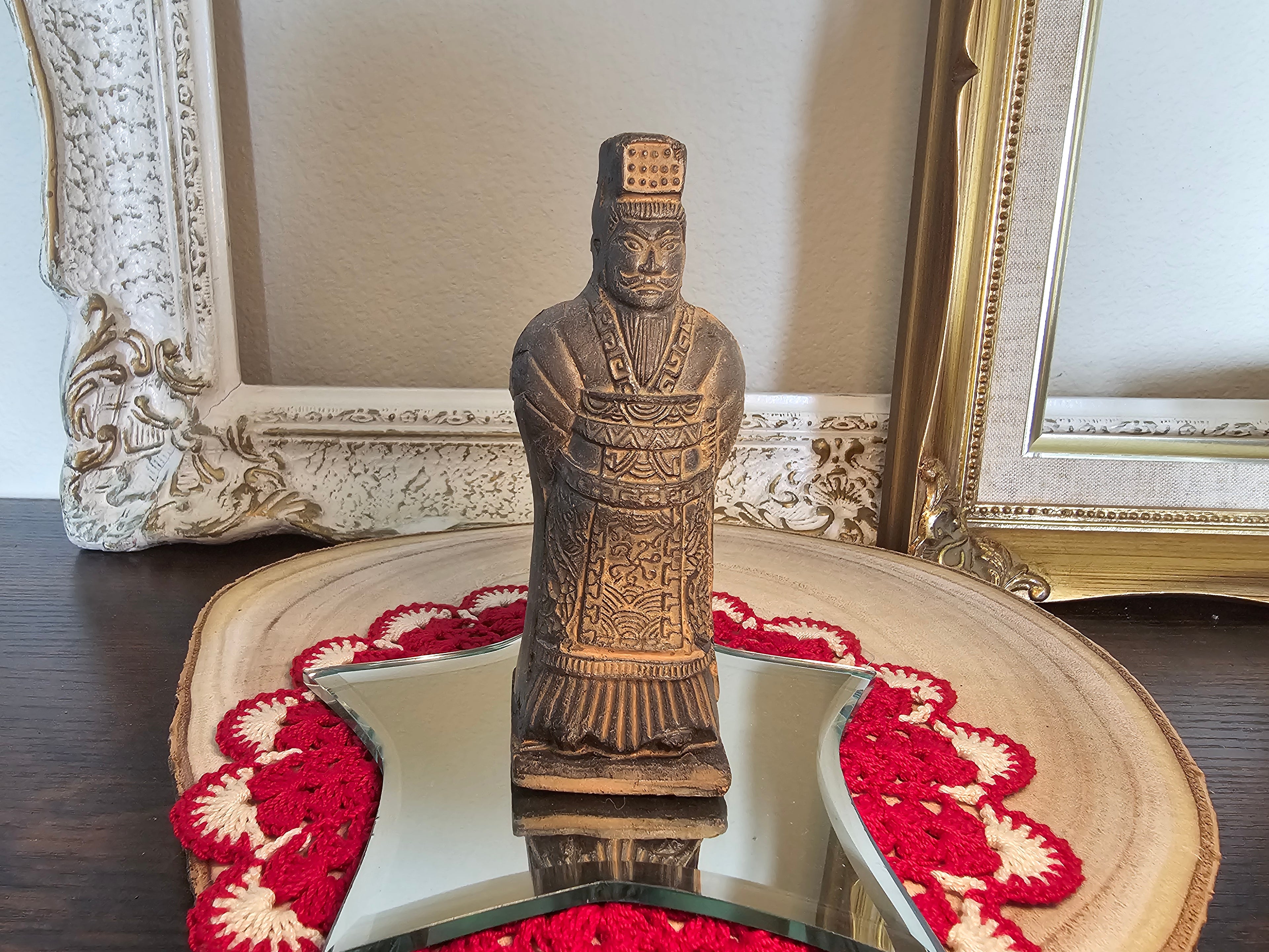 Miniature Qin Dynasty Terracotta Warriors Replica Boxed Set - Vintage