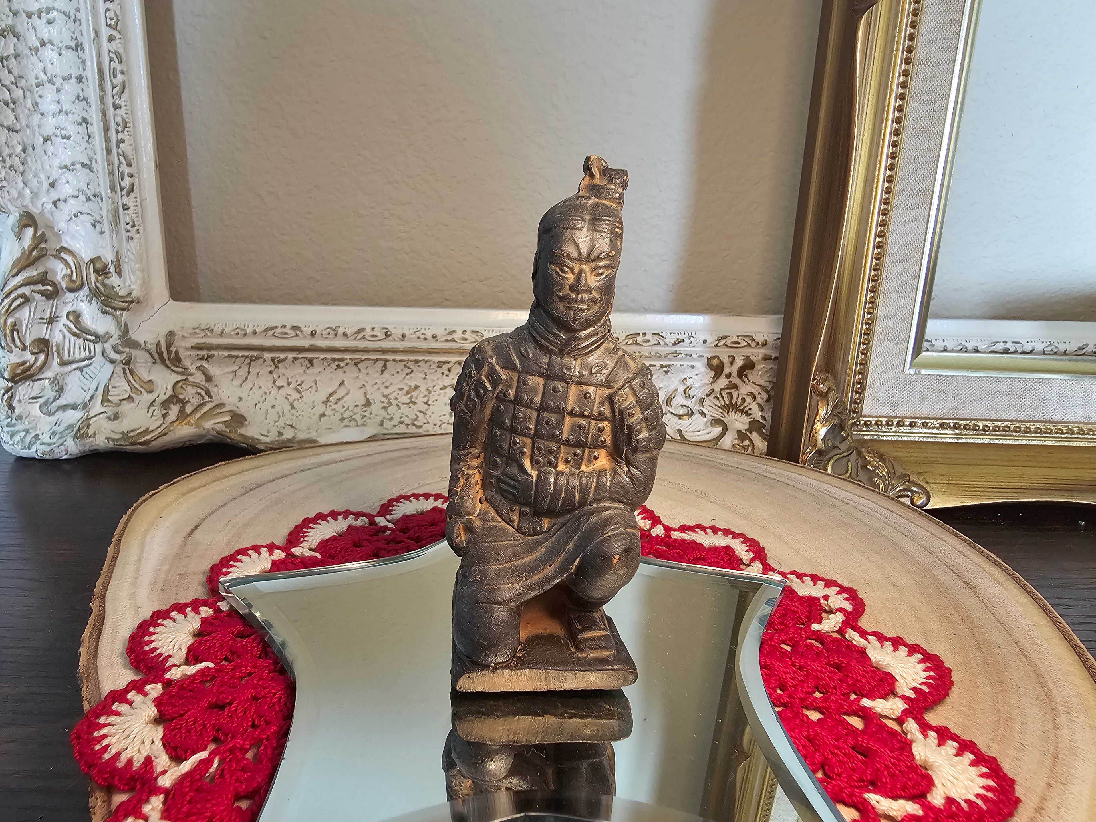 Miniature Qin Dynasty Terracotta Warriors Replica Boxed Set - Vintage