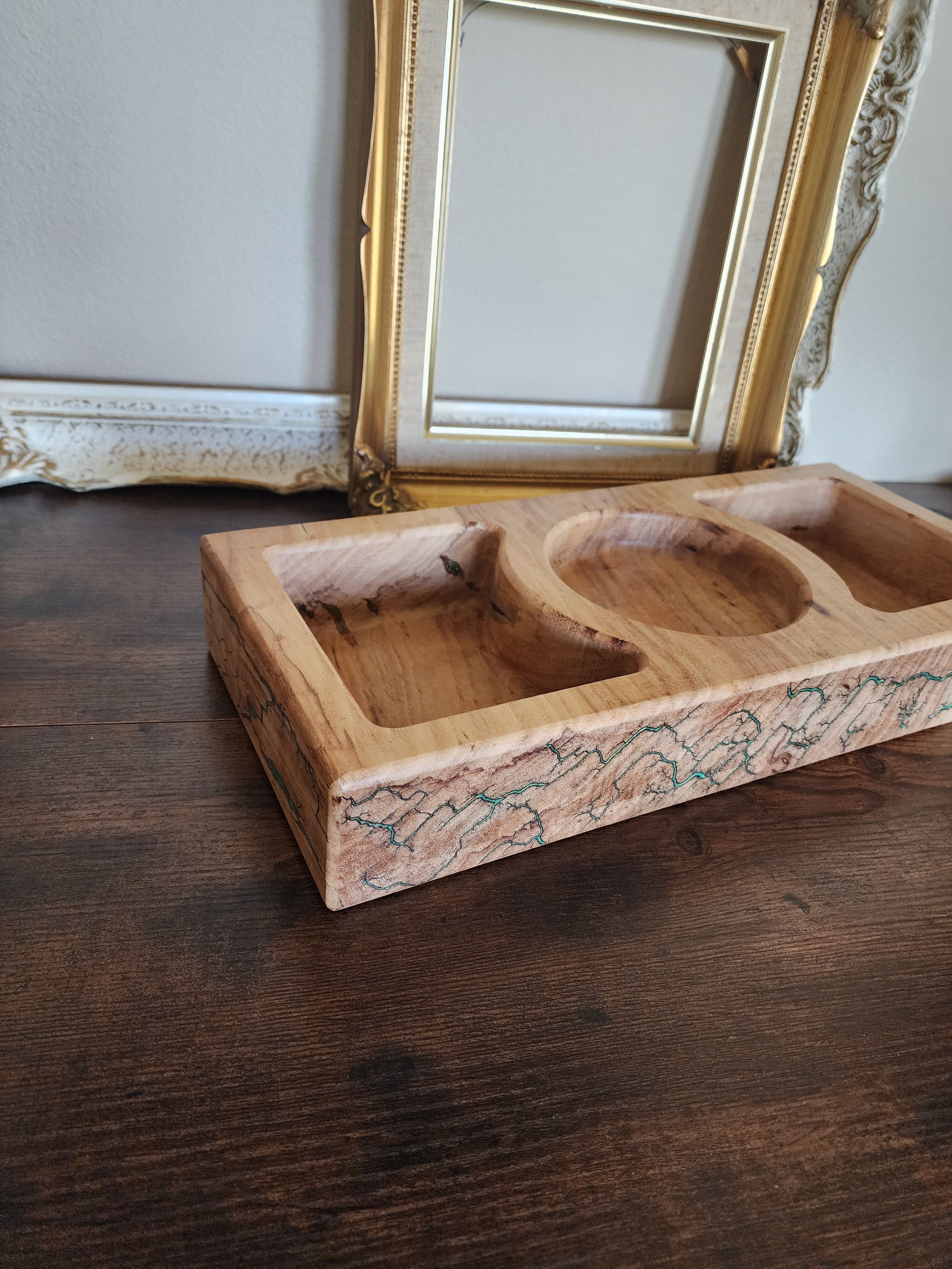 Lichtenberg Fractal Burned Wood Charcuterie Serving Tray – Handmade