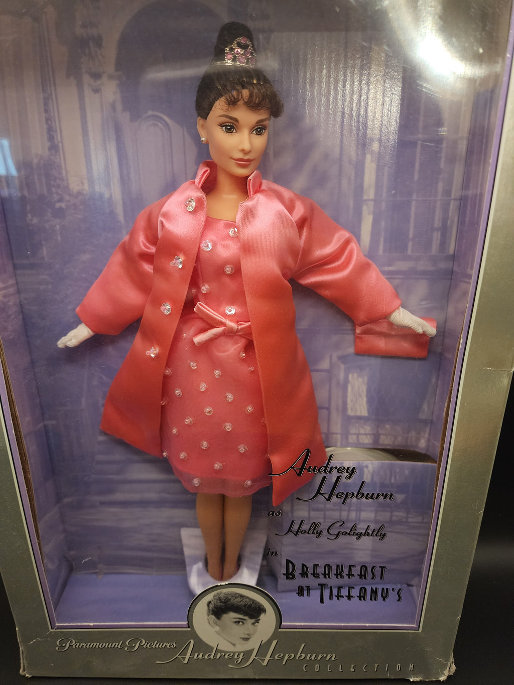 Audrey Hepburn as Holly Golightly in Breakfast at Tiffany's "Pink Princess" Barbie Doll