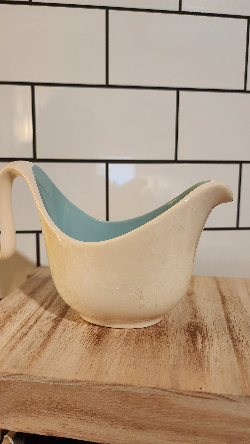 MCM Ceramic Taylor, Smith & Taylor "Boutonnier" Creamer / Small Open Gravy Boat