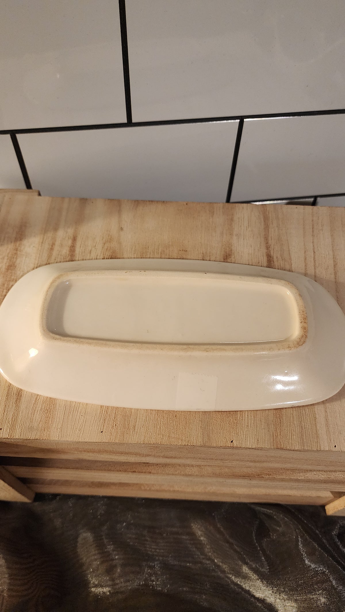 MCM Taylor, Smith & Taylor "Boutonnier" Covered Butter Dish 1/4 lb