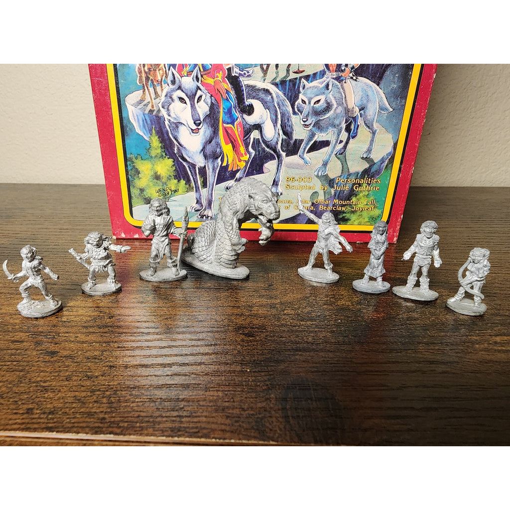 Vintage ElfQuest Ral Partha 25mm Metal Miniature Figures – Personalities Set