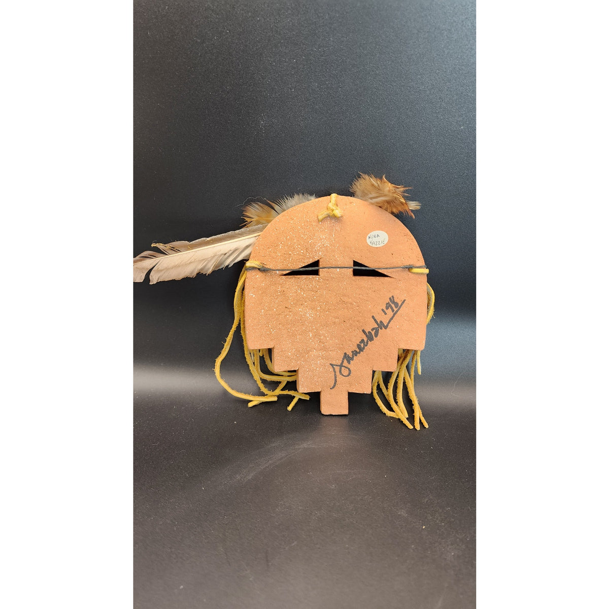 Southwestern-Style / Navajo-Inspired Clay Wall Mask Nanezbah Nora Yazzie 1998