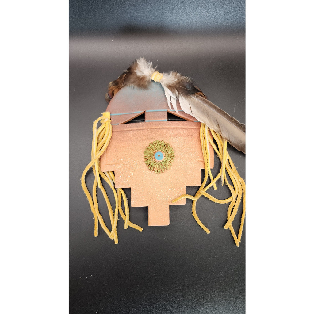 Southwestern-Style / Navajo-Inspired Clay Wall Mask Nanezbah Nora Yazzie 1998