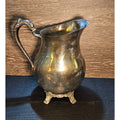 VTG FB Rogers Silver Co Silverplate Water Pitcher Footed w/Ice Guard Vintage EUC
