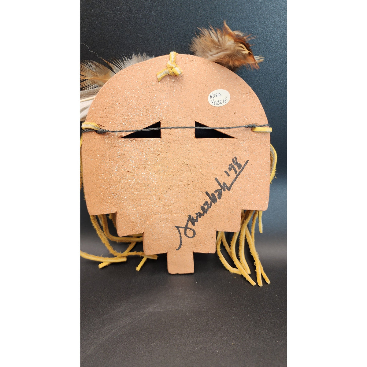 Southwestern-Style / Navajo-Inspired Clay Wall Mask Nanezbah Nora Yazzie 1998