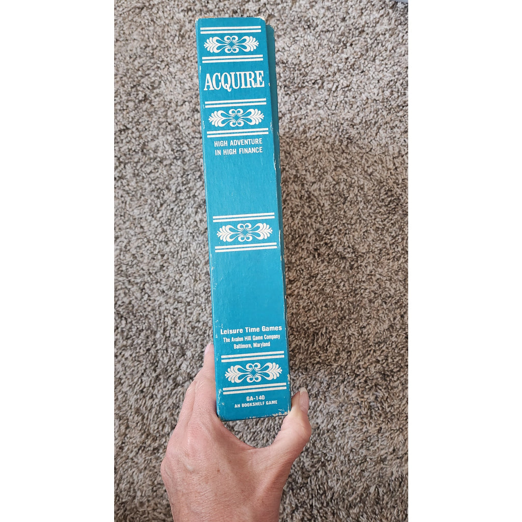 Acquire Board Game - by Avalon Hill 1976 Bookshelf Edition High Finance Adventure