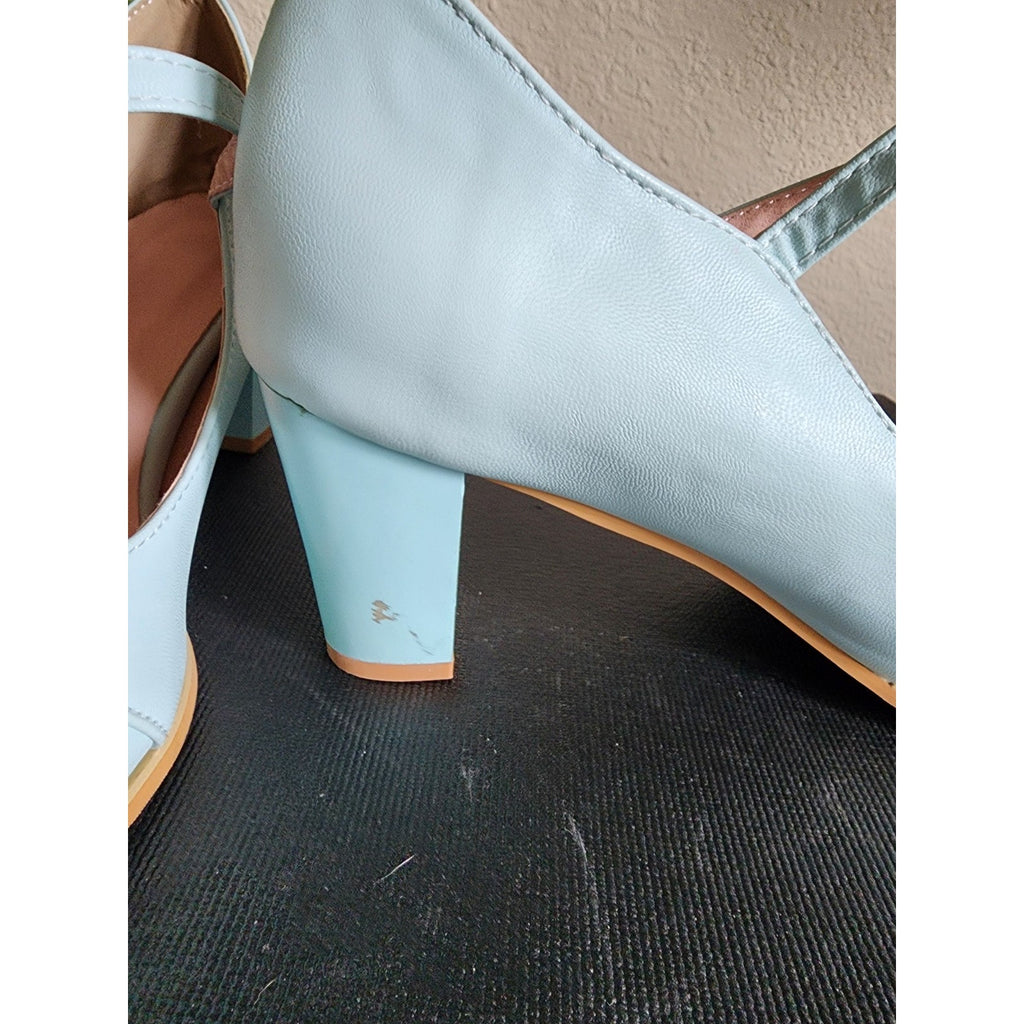 Womens Mary Jane Pumps Shoes Bowknot Block High Heel Cosplay Fashion Size 11