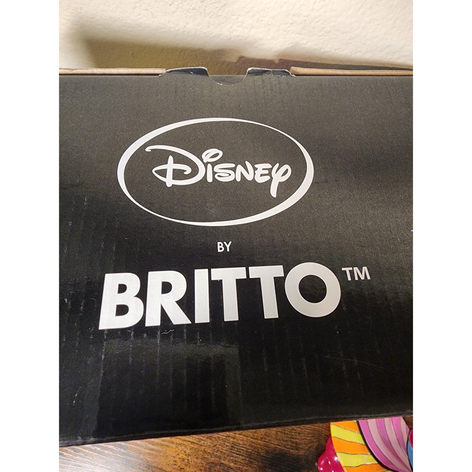 Disney Romero Britto Sorcerer Mickey Mouse Figurine Fantasia Enesco w/ Box 8.75"