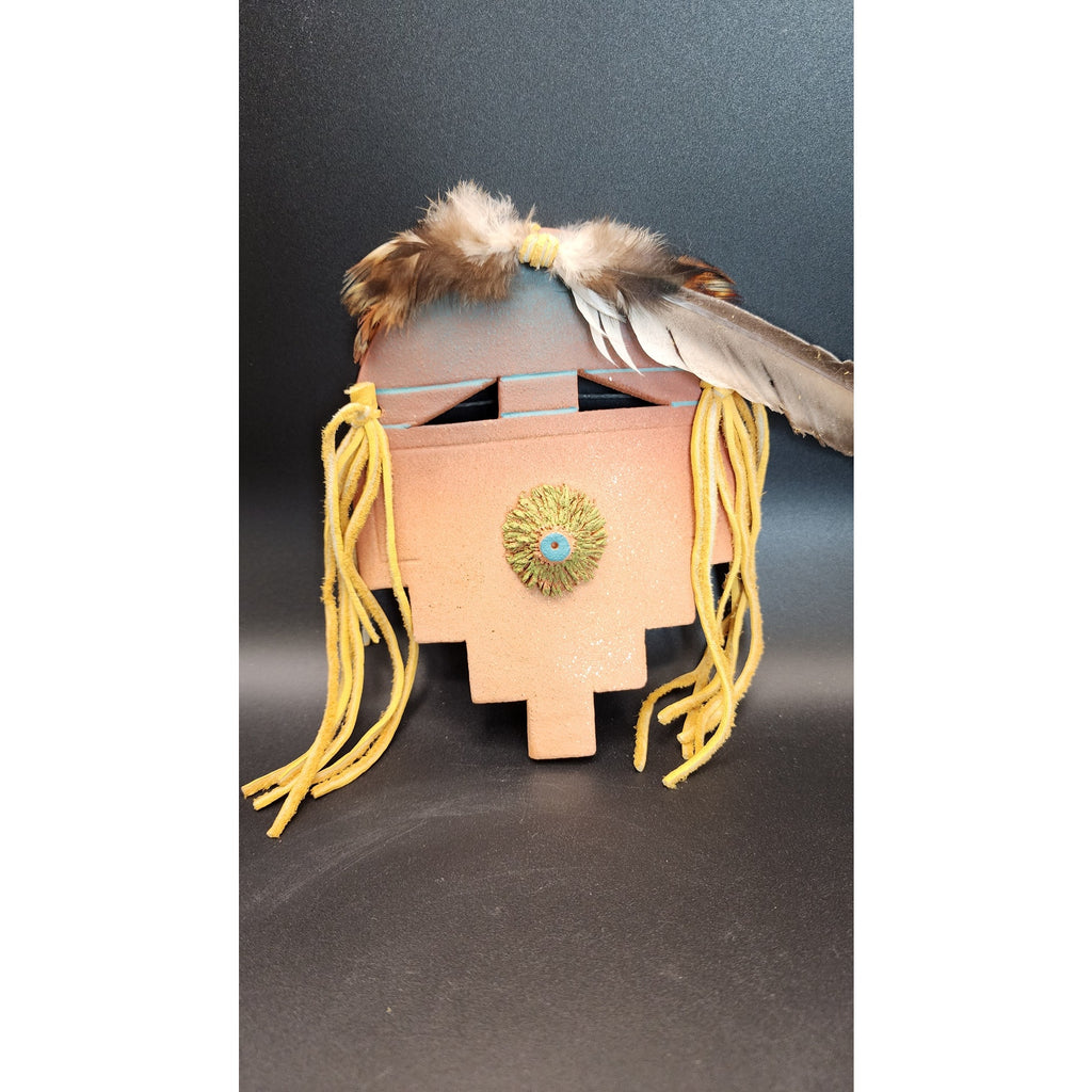 Southwestern-Style / Navajo-Inspired Clay Wall Mask Nanezbah Nora Yazzie 1998