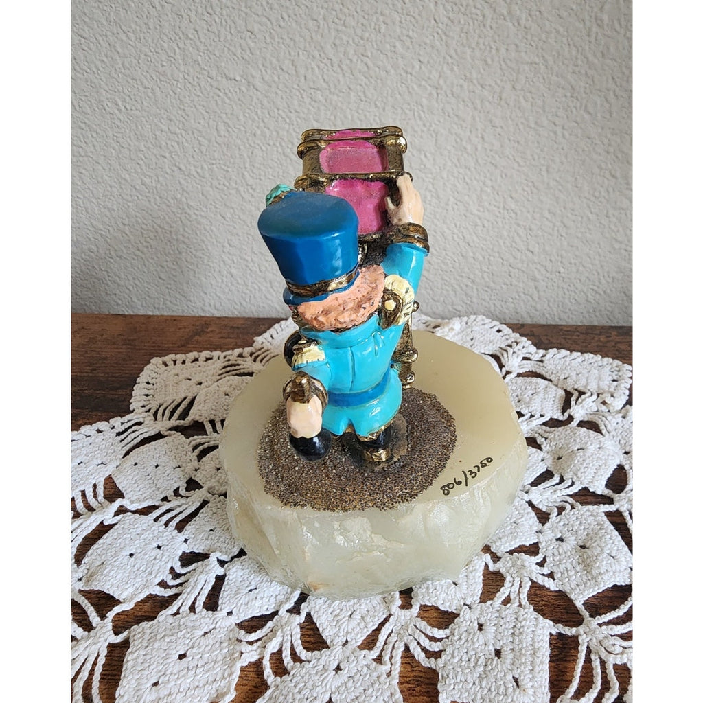 Ron Lee Clown 'My Heart Beats for You' Signed/Dated Figurine 1988 w. Onyx Base