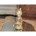 Vintage Murano 1994 Millefiori Beautiful Kitty Cat Figurine Infused with Gold