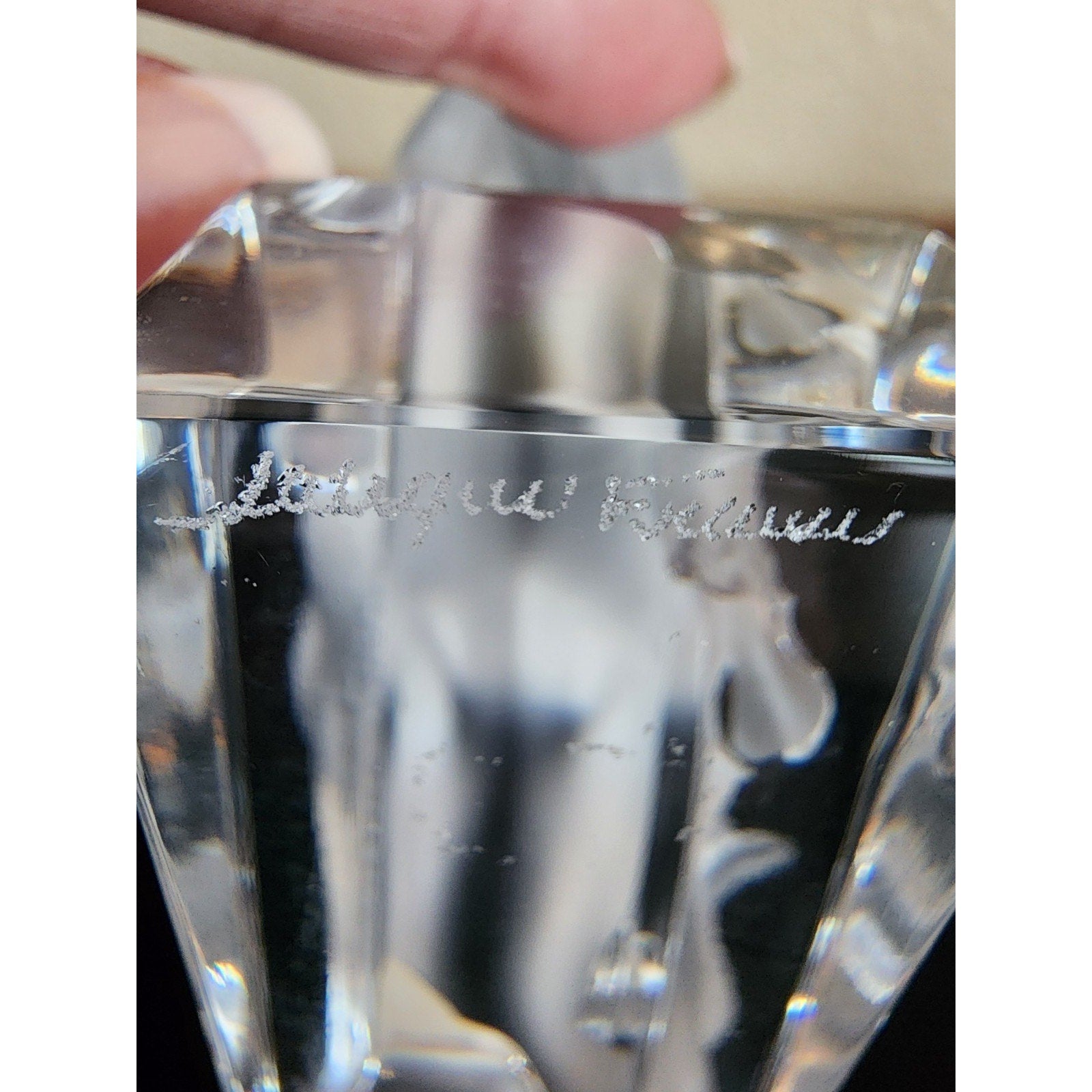 Lalique Crystal Bull Sculpture - French Art Glass Taurus Paperweight Exec Gift