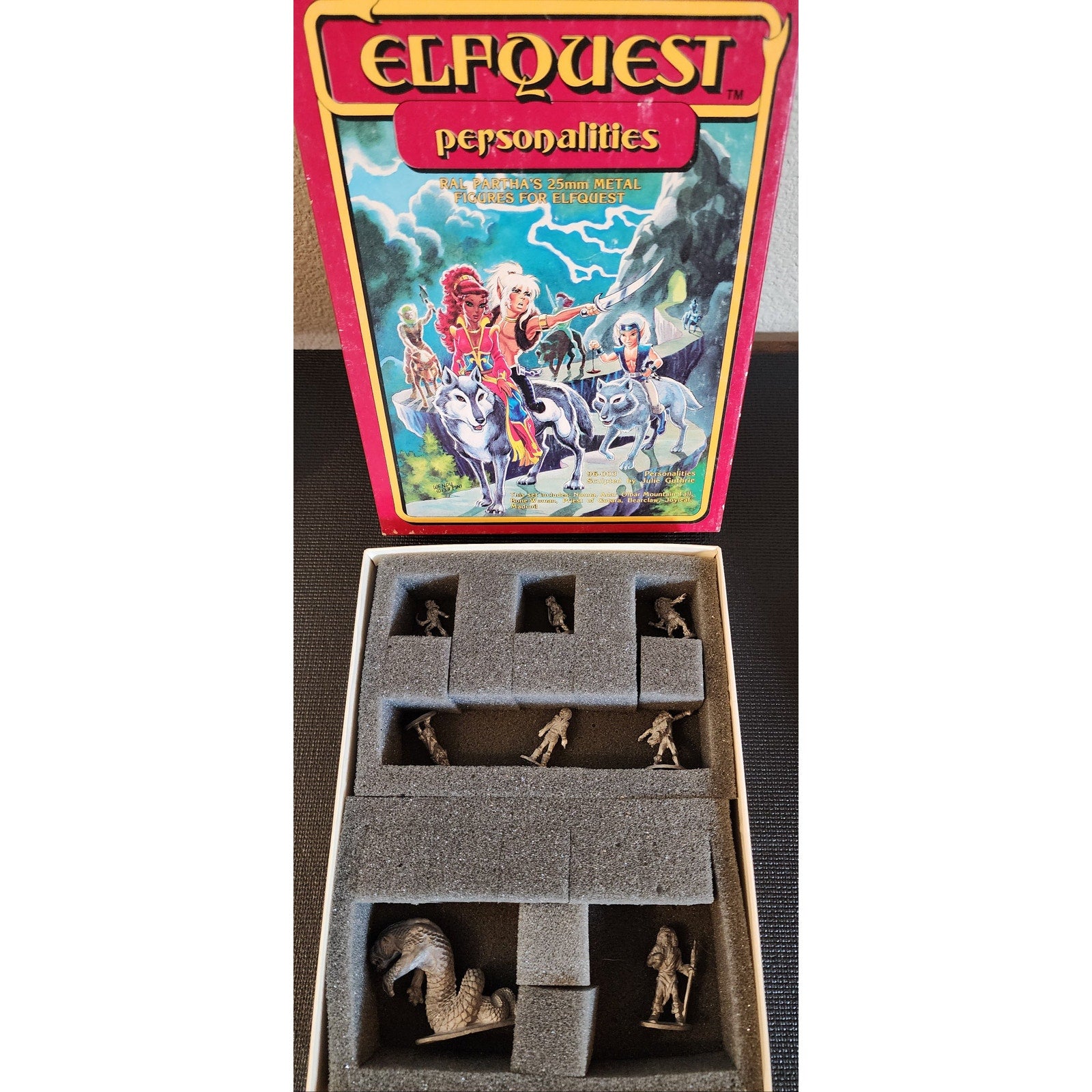 Vintage ElfQuest Ral Partha 25mm Metal Miniature Figures – Personalities Set